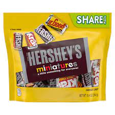 miniatures chocolate candy share