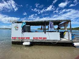 pizza bbq pontoon boat hire