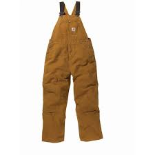 Boys Washed Duck Bib Overall Sizes 8 16