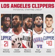 La clippers line up 2019 2020. Nba 2019 Clippers Roster