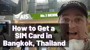 how to get a sim card in bangkok