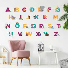 Alphabet Wall Decal Set Stickers Fun