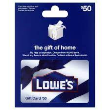 lowe s gift card 50