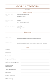 Recruitment Consultant Resume samples   VisualCV resume samples     Pinterest