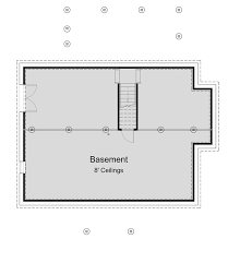 House Plan With A Side Walkout Basement