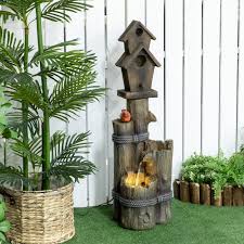 Outsunny Outdoor Fountain With