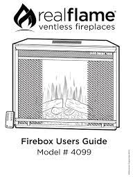 real flame 4099 user manual pdf