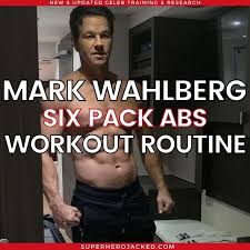 mark wahlberg ab workout routine train