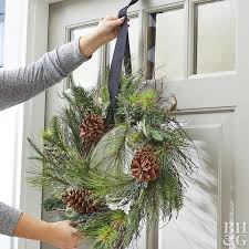 Wreaths Wreath Glass Door