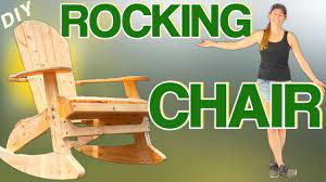 build an adirondack rocking chair diy
