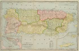 Puerto rico mineral resources online spatial data: Mapa De Puerto Rico 1898 G E O I S L A