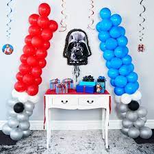 star wars party balloon lightsabers