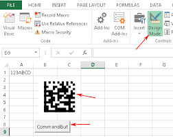 formula to print barcode in microsoft excel