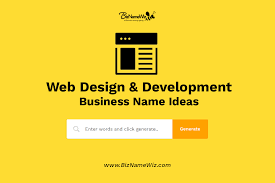 Graphic Design Web Design Company Name Generator