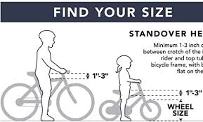 bike frame size chart a bike frame