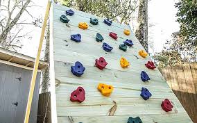 how to build a kids climbing wall