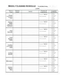 Daily Cleaning List Template Weekly Checklist Plan Vraccelerator Co