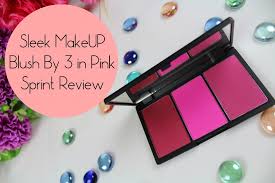 sleek makeup blush by 3 in pink sprint