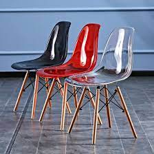 nordic plastic chair thickened home