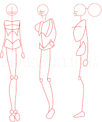 If you follow the original proportions, drawing the … a beginner or if you still have issues drawing the human body , you can check my tutorial about how to draw a person´s whole body. How To Draw Manga Bodies Step By Step Drawing Guide By Dawn Dragoart Com