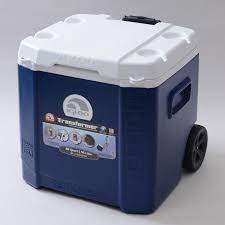 We took it to a family reunion at a park, filled with ice and drinks. Igloo 60 Quart Transformer Wheeled Cooler Online Shopping