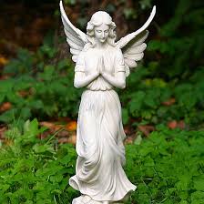 Life Size Marble Standing Angel Statues
