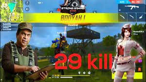 Hi and welcome to a very awesome online games gaming. Free Fire Live Ranked Squad Match 29 Kill Match Fire Free