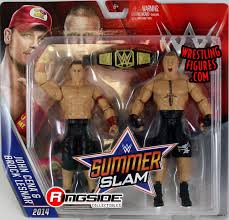 Wwe wrestling ring giants series 7 rob van dam action. Brock Lesnar John Cena Wwe Battle Packs Summerslam 2016 Wwe Toy Wrestling Action Figures By Mattel
