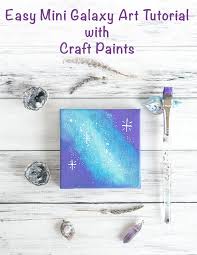 Easy Galaxy Painting Tutorial With