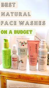 natural organic face washes