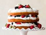 berry cream cake