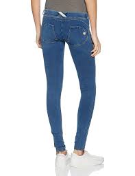 Freddy Wr Up Low Rise Denim Effect Skinny Jeans Women Butt Lifting Signature Shaping Pants Sexy Push Up Pants