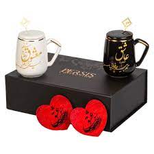 persian couple gift set gold plated