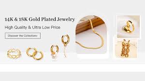 18k gold plated jewelry whole