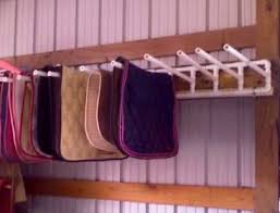pvc saddle pad wall rack petdiys com