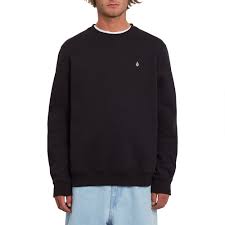 volcom single stone sweatshirt black