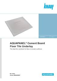 aquapanel cement board floor tile underlay