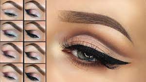 smokey eye party makeup tutorial step