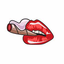 weed lips svg png free svg