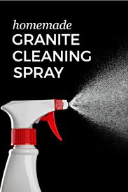 how to make granite cleaning spray at