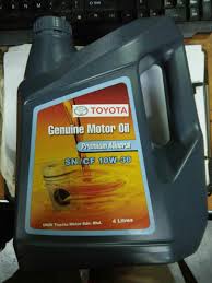 toyota 10w 30 premium engine oil 4l