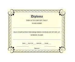 Free Diploma Template Printable Blank Certificates Templates Gemalog