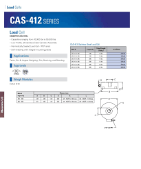 Cas Scale Load Cells And Weigh Modules