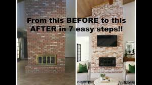 how to grout a brick fireplace you