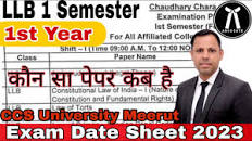 Image result for ccsu date sheet 2023 llb