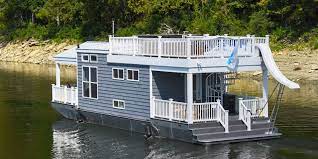 tiny houseboat on water tiny houses
