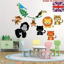 Safari Animals Nursery Wall Sticker