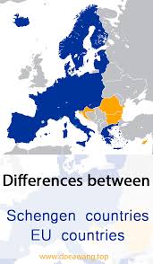 The schengen area is made up of 26 european countries that allow free movement between their borders without any form of schengen area border control or passport checks. Differences Between Schengen Countries And Eu Countries Dorawang Blog