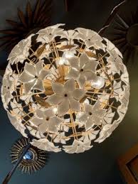 Large Flower Sputnik Ceiling Lamp For