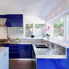 Navy blue kitchen cabinets have been a trend setting color choice for the last two years. Look We Love 10 Kitchens With Blue Cabinets Kitchn